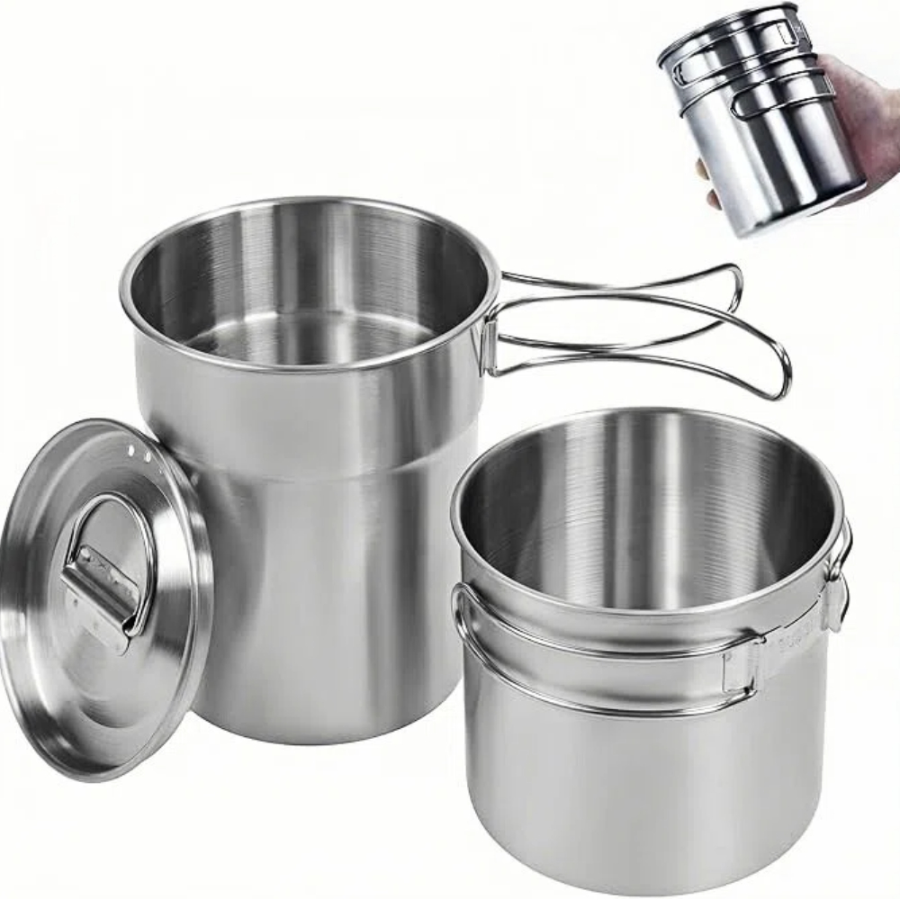 Camping Cooking Hardware - Foldable Camping Cups Mugs Camping Pot