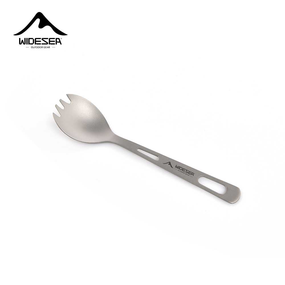 Camping Cooking Full Set - Widesea Camping Cooking Set Spork Titanium