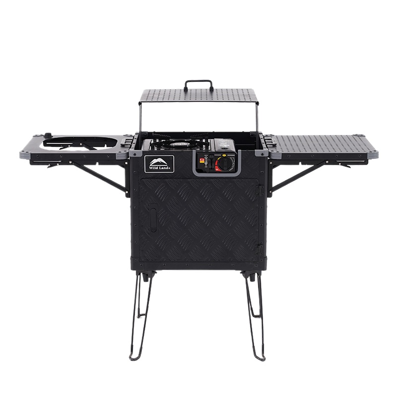 Camping Cooking System - Portable Foldable Aluminum Alloy Camp Stove