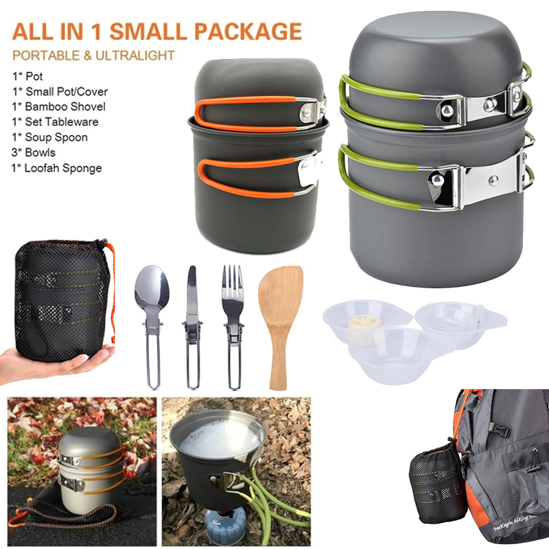 Camping Cooking Pot Set - New Camping Pot Portable Outdoor Set