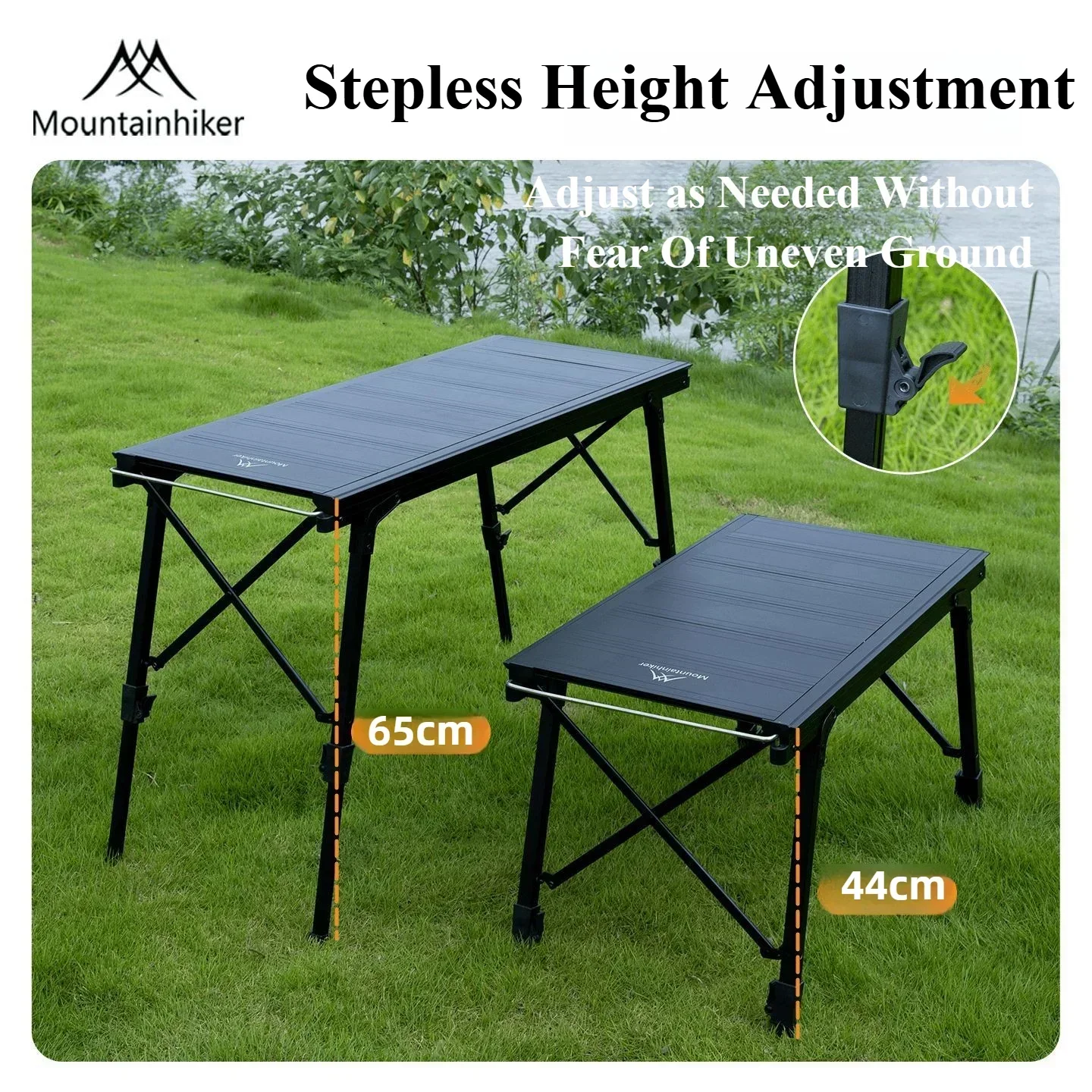 Camping Cooking System - Mountainhiker Folding IGT Camping Lift Table