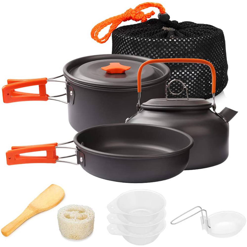 Camping Cooking Utensil Bag - 1pcs/1set Camping Cookware Kit Outdoor Cooking