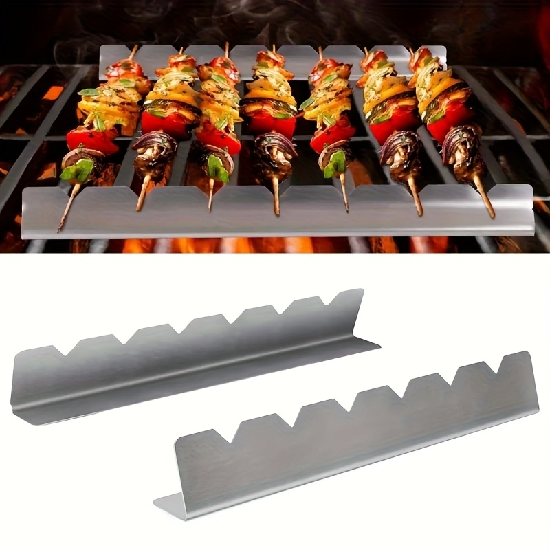 Camping Cooking Full Set - 2pcs Kebab Rack Kebab Stands Skewer