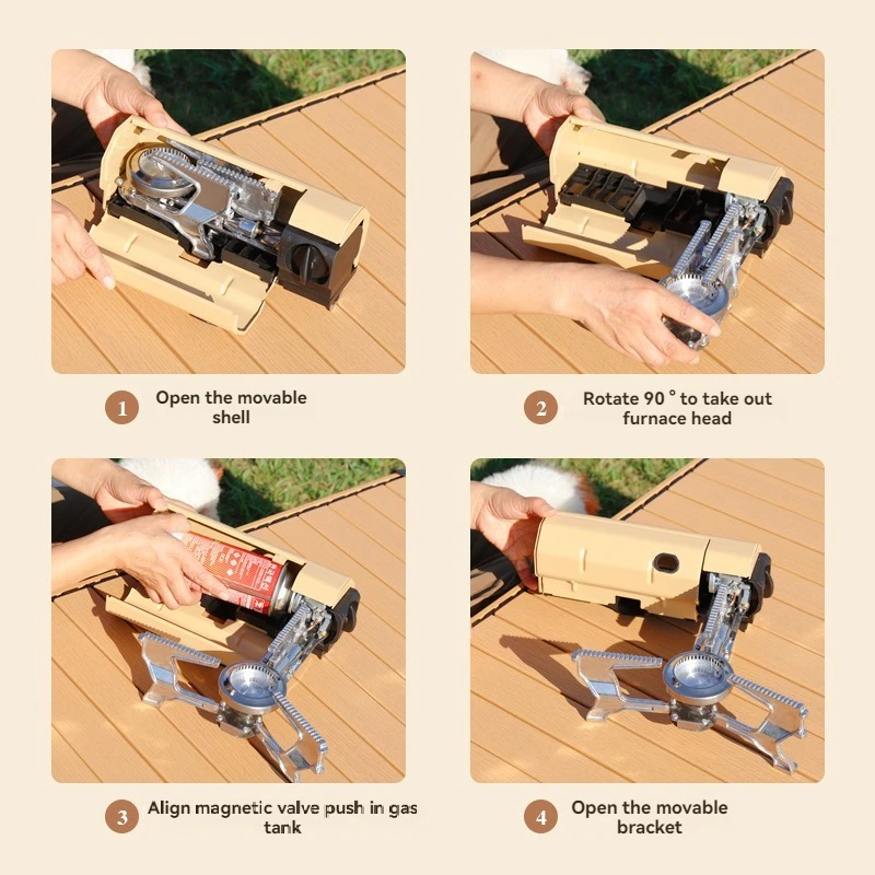 Camping Cooking System - New Cheao Camping Gas Stove 2670W