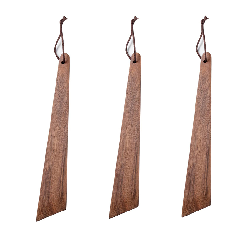 Camping Cooking Hardware - Wooden Spatula Portable Turner Acacia Wood