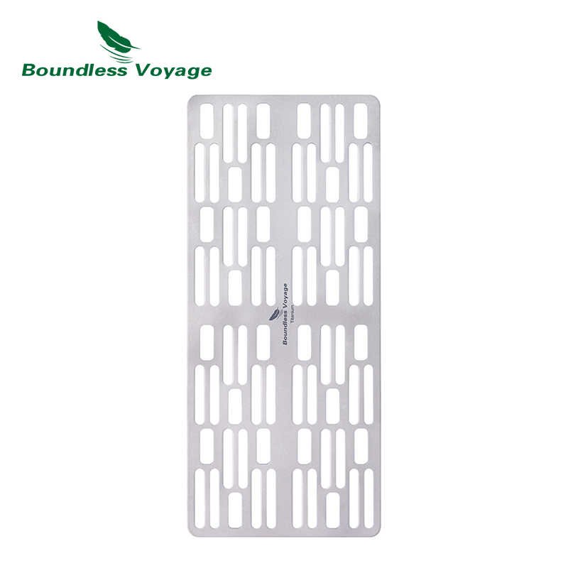 Camping Cooking Hardware - Boundeless Voyage Outdoor Camping Titanium Charcoal