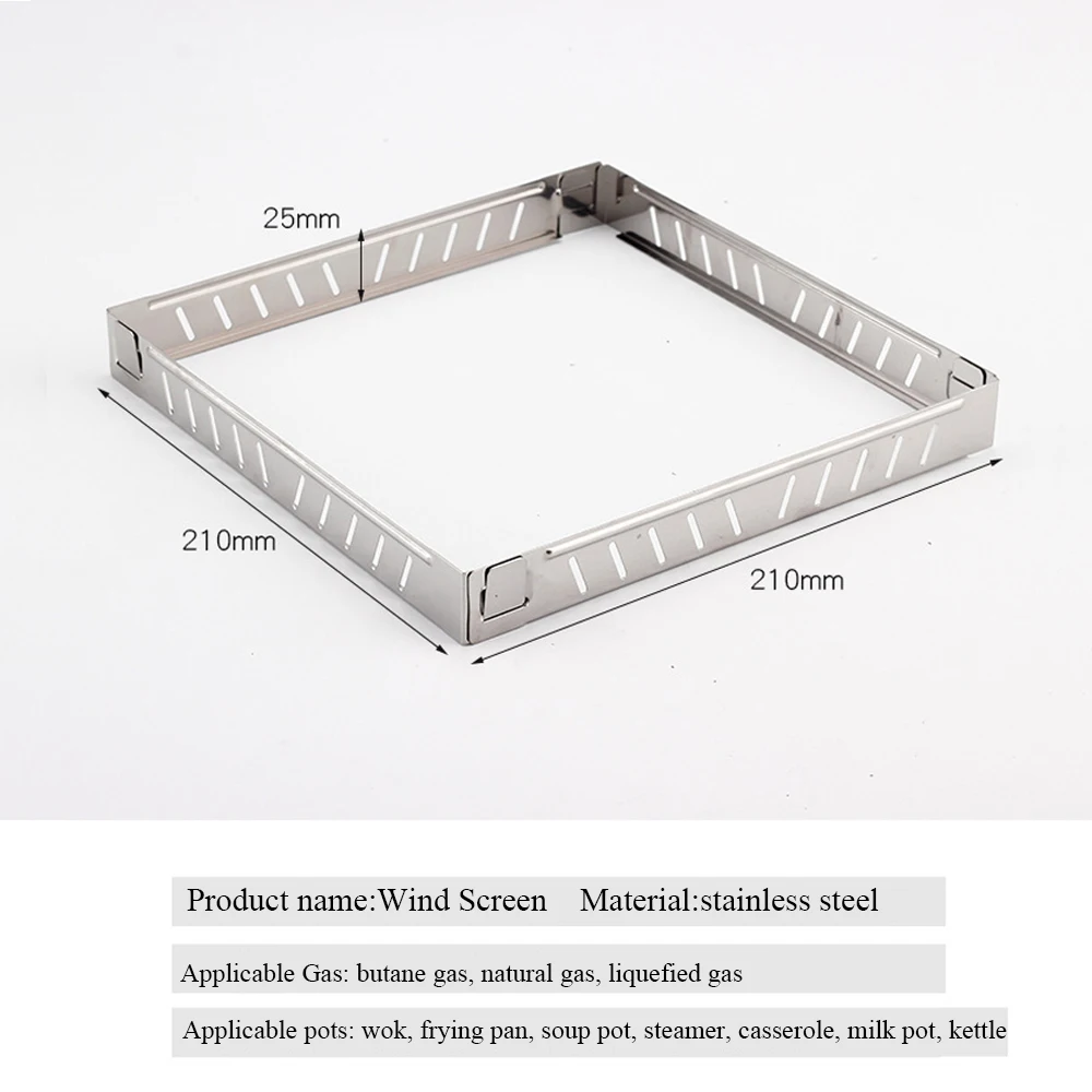 Outdoor Gas Stove Wind Screen  - огляд і ціна Camping Cooking Windscreen