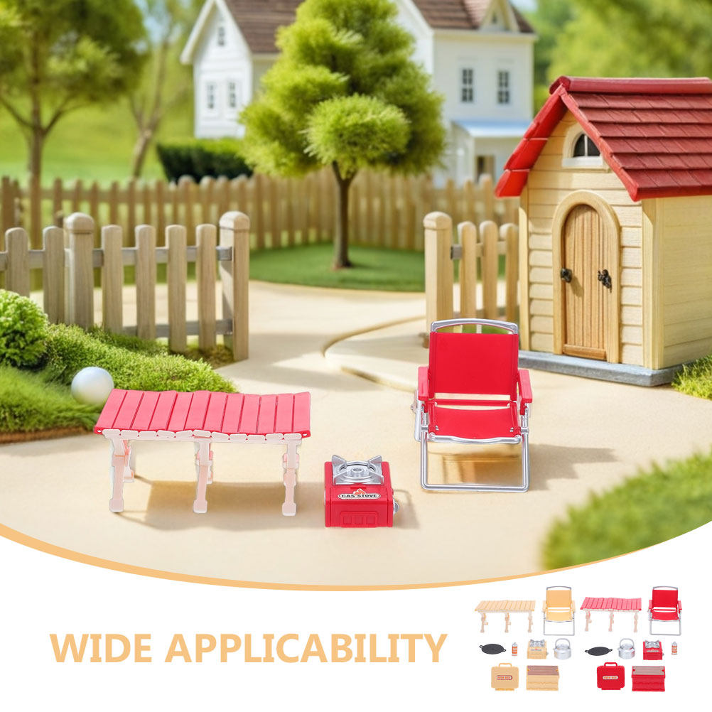 2Sets Folding Chair Miniature  - огляд і ціна Camping Cooking With Kids