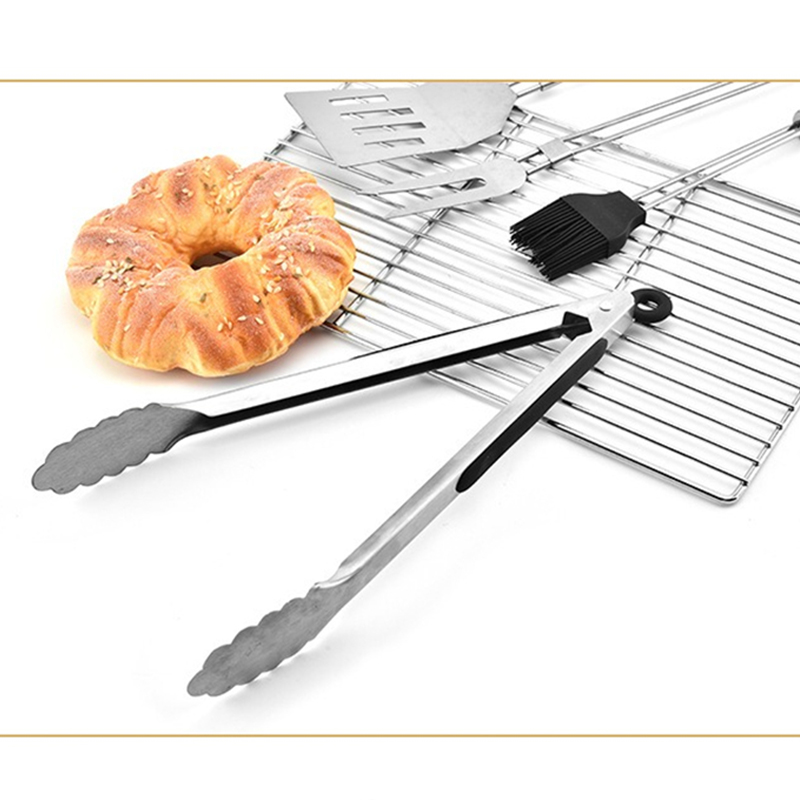 4pcs BBQ Tools Set Barbecue St - огляд і ціна Camping Cooking Accessories Set