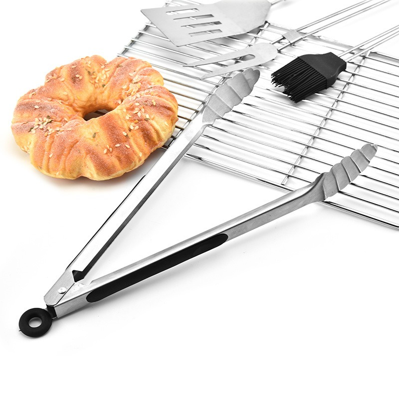 4pcs BBQ Tools Set Barbecue St - огляд і ціна Camping Cooking Accessories Set
