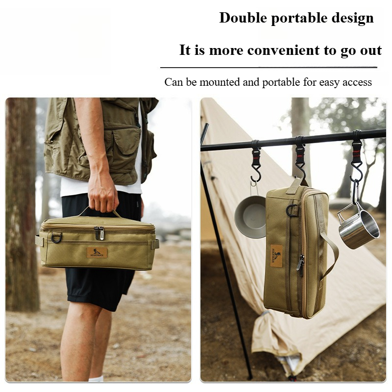Khaki Outdoor Camping Storage  - огляд і ціна Camping Cooking Utensil Bag