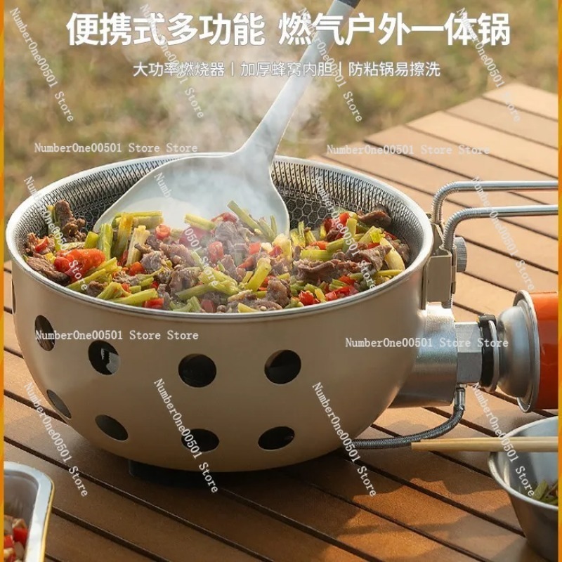 Portable Outdoor Cooking Pot A - огляд і ціна Camping Cooking Accessories Set