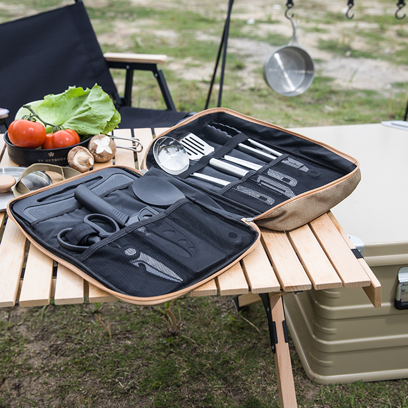 8pcs Camping Kitchen Cookware  - огляд і ціна Camping Cooking Hardware