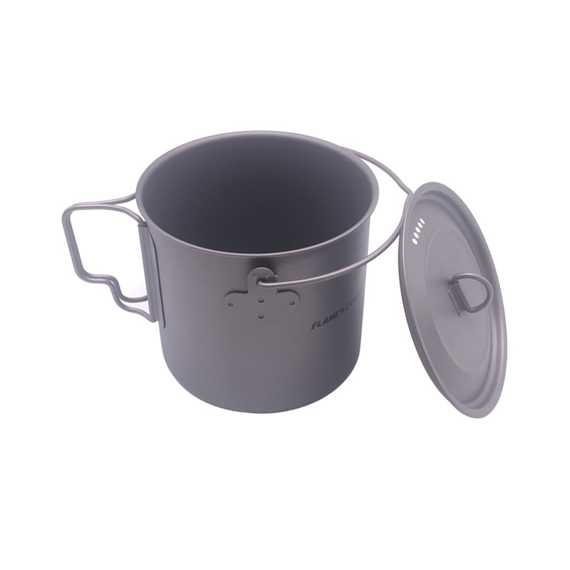 FLAME'S CREED 1100ml 1950ml Ul - огляд і ціна Camping Cooking Pot Set