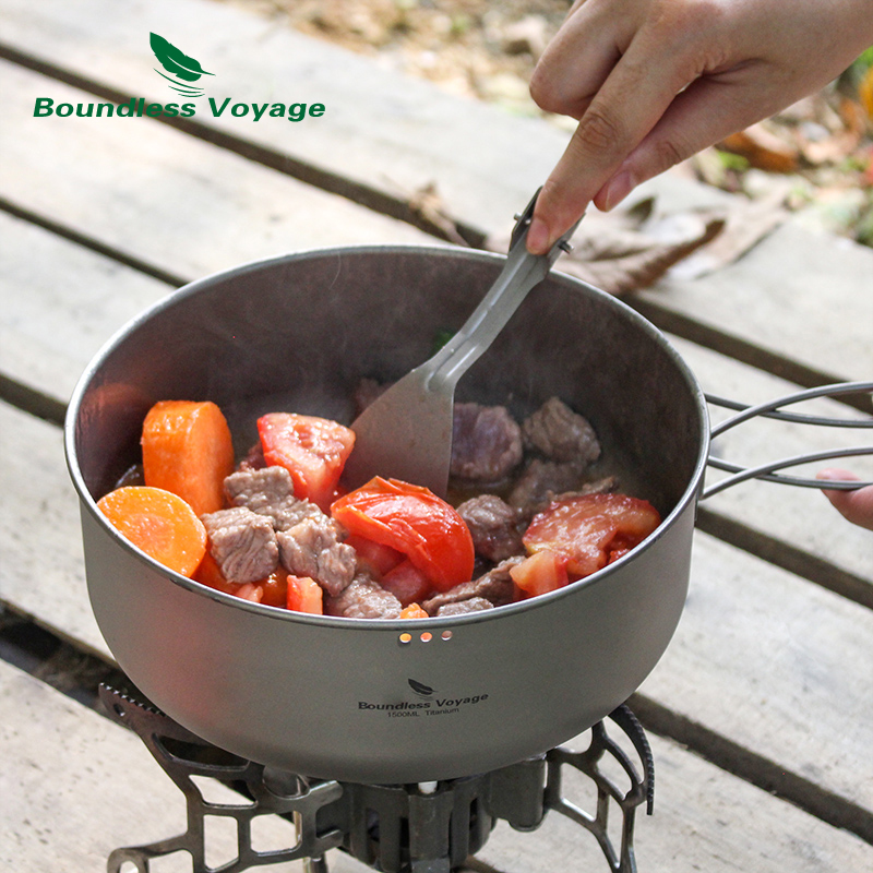 Boundless Voyage Titanium Stea - огляд і ціна Camping Cooking Pot Set