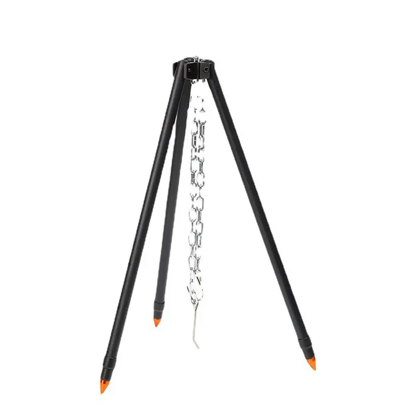 1Pc Outdoor Bonfire Tripod Cam - огляд і ціна Camping Cooking Pot Tripod