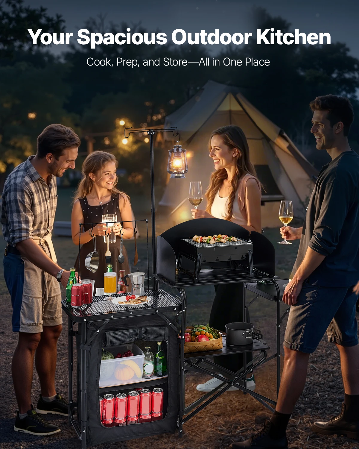 Folding Camping Table Outdoor  - огляд і ціна Camping Cooking Windscreen