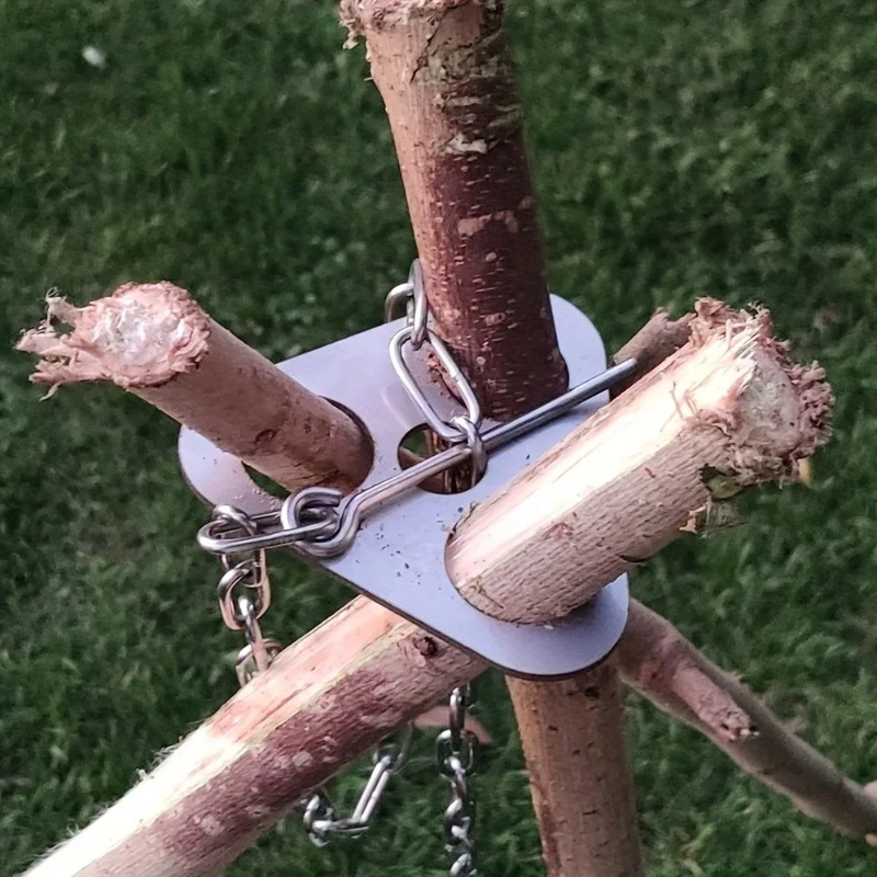 Outdoor BBQ Tripod Portable De - огляд і ціна Camping Cooking Pot Tripod