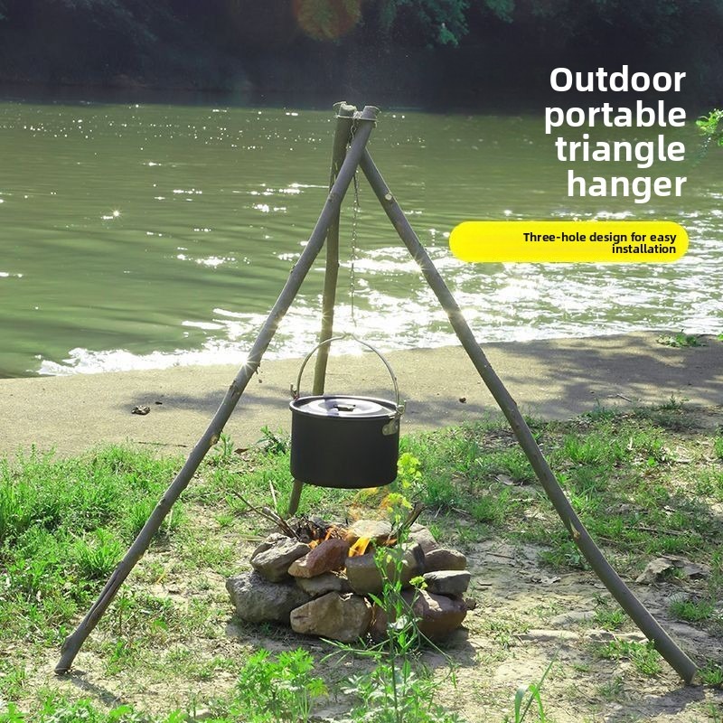 Outdoor BBQ Tripod Portable De - огляд і ціна Camping Cooking Pot Tripod