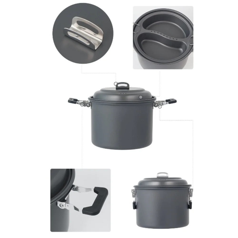 1 Set 6L Outdoor Dual-Purpose  - огляд і ціна Camping Cooking Accessories Set