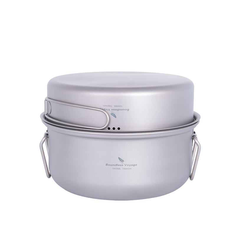 Boundless Voyage Titanium Stea - огляд і ціна Camping Cooking Pot Set