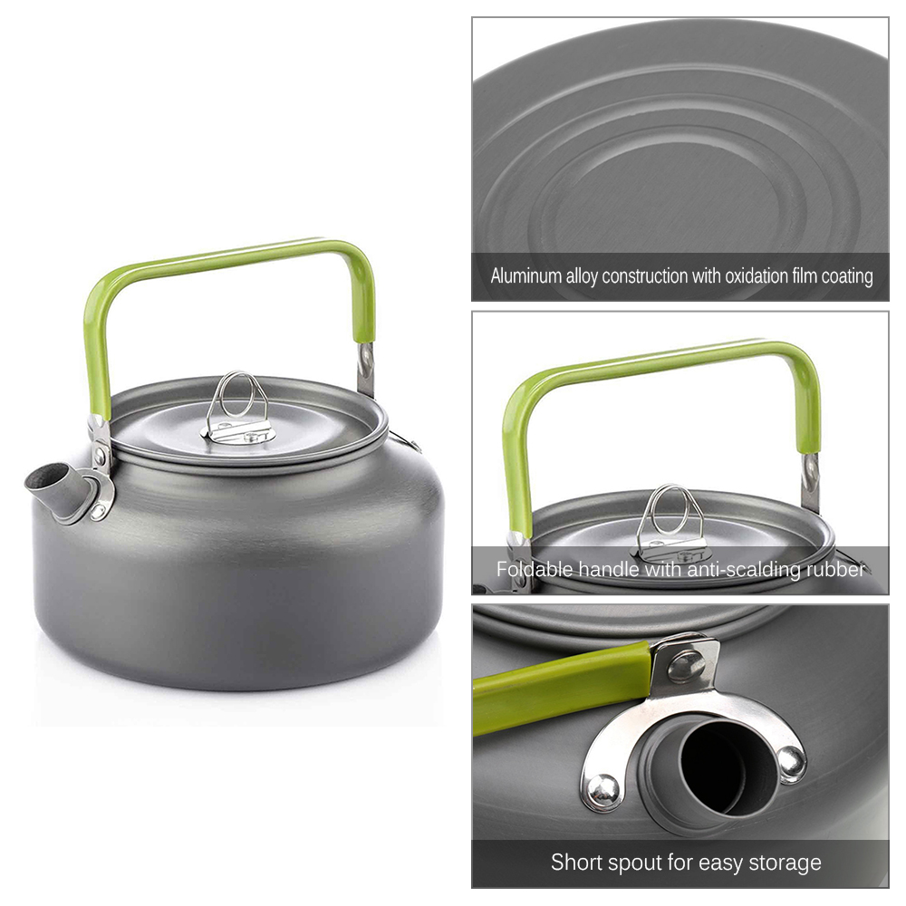 Portable Outdoor Water Kettle  - огляд і ціна Camping Cooking Pot Set
