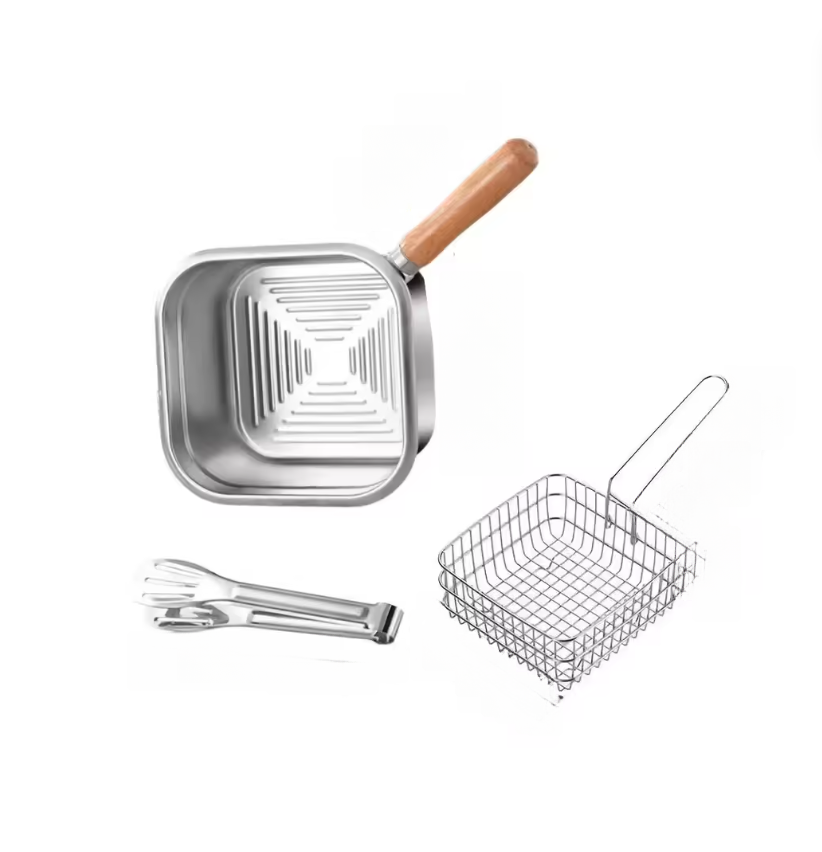 1 Set 316 Stainless Steel Squa - огляд і ціна Camping Cooking Set Detachable Handle