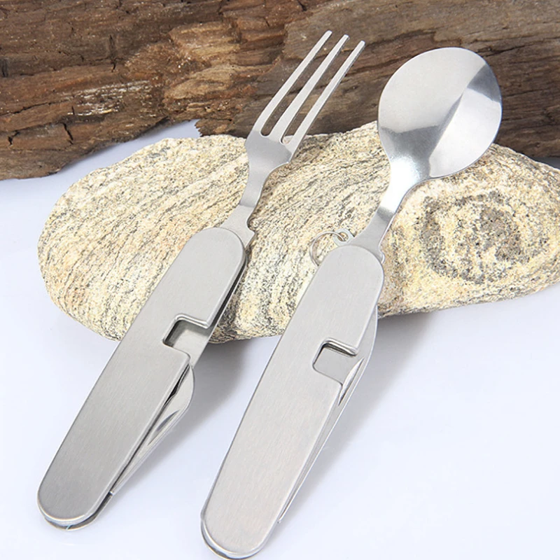 Camping Tableware Set Stainles - огляд і ціна Camping Cooking Full Set