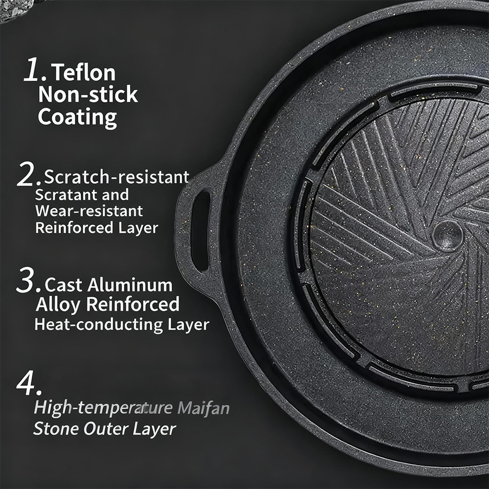 KOSUN Korean BBQ Grill Pan 2 i - огляд і ціна Camping Cooking Survival