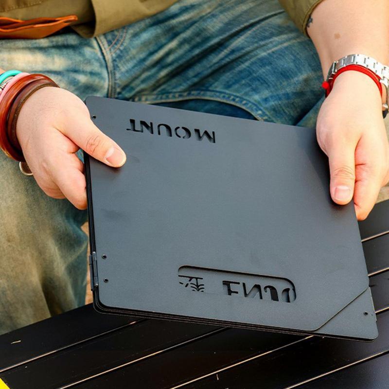 Four-Fold Gas Stove Wind Shiel - огляд і ціна Camping Cooking Windscreen