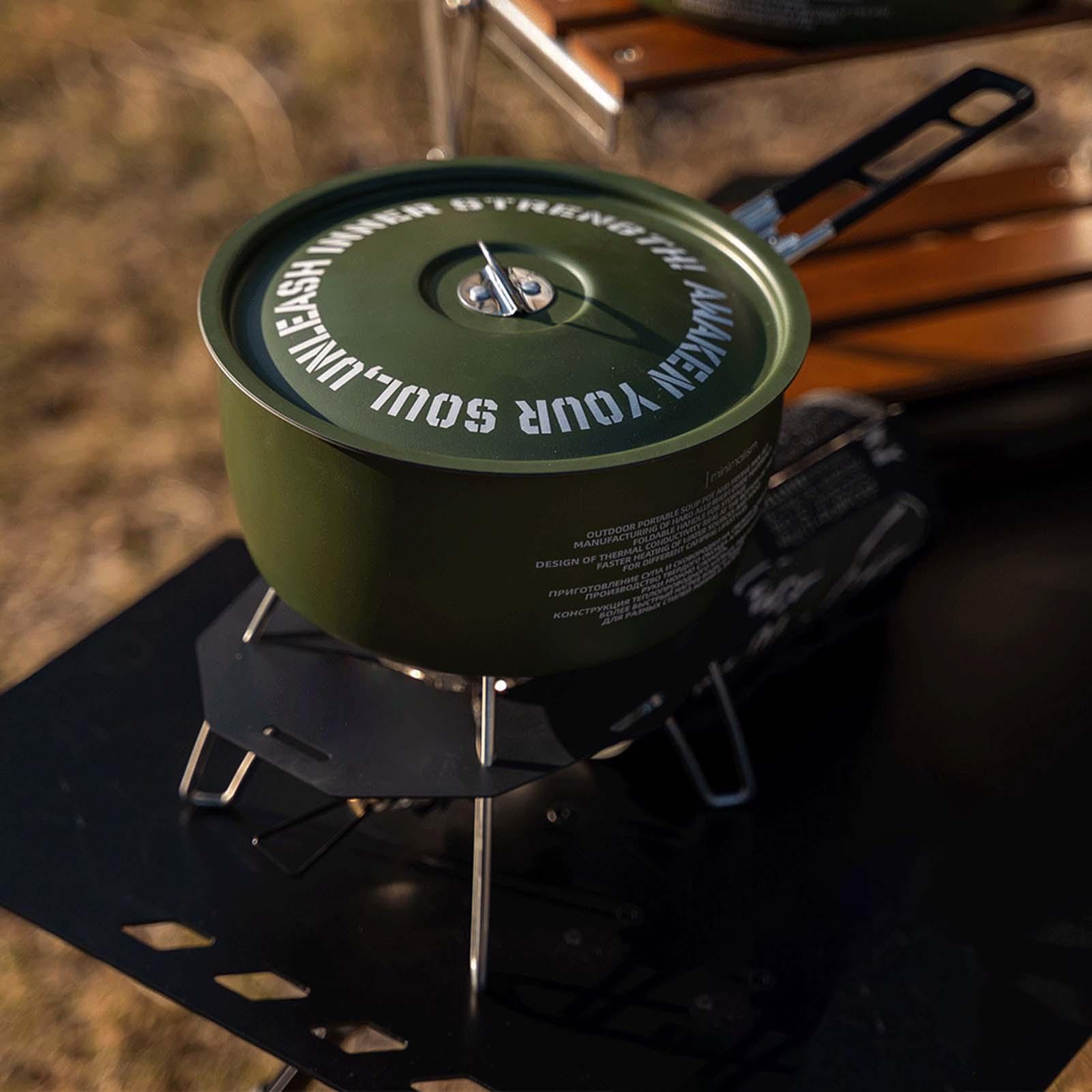 Camping Cookware Set Camping F - огляд і ціна Camping Cooking Set Detachable Handle