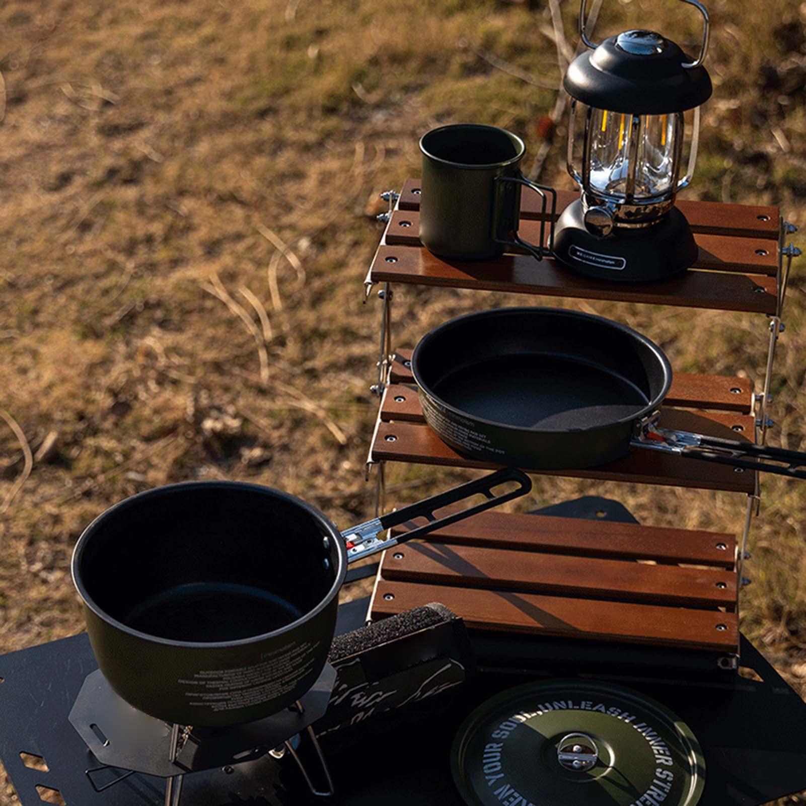 Camping Cookware Set Camping F - огляд і ціна Camping Cooking Set Detachable Handle