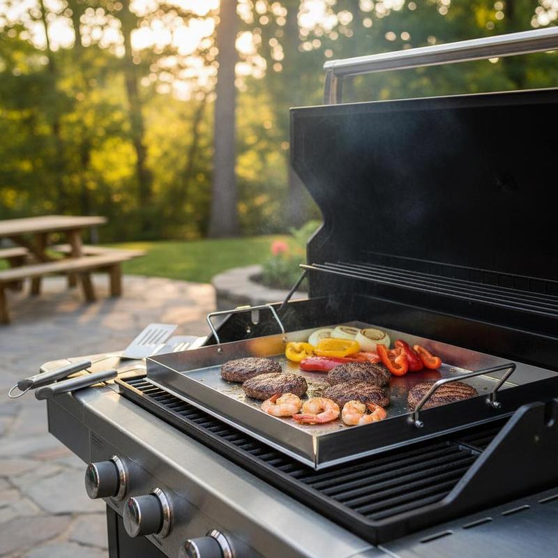 Universal Flat Top Griddle 18x - огляд і ціна Camping Cooking Hardware