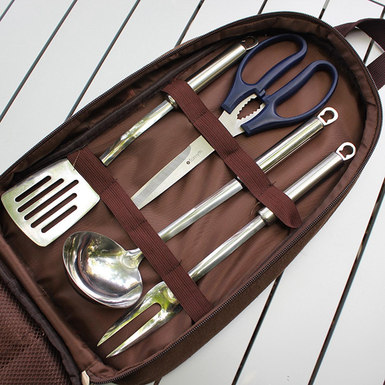 7pcs Camping Kitchen Utensil S - огляд і ціна Camping Cooking Utensil Bag