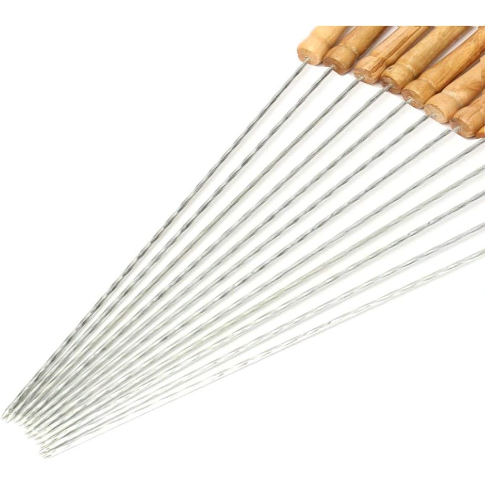 Reusable BBQ Skewers for Grill - огляд і ціна Camping Cooking Essentials