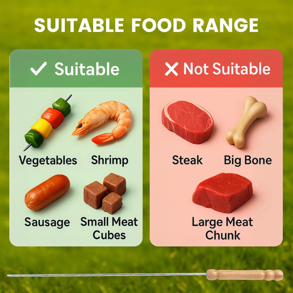 Reusable BBQ Skewers for Grill - огляд і ціна Camping Cooking Essentials