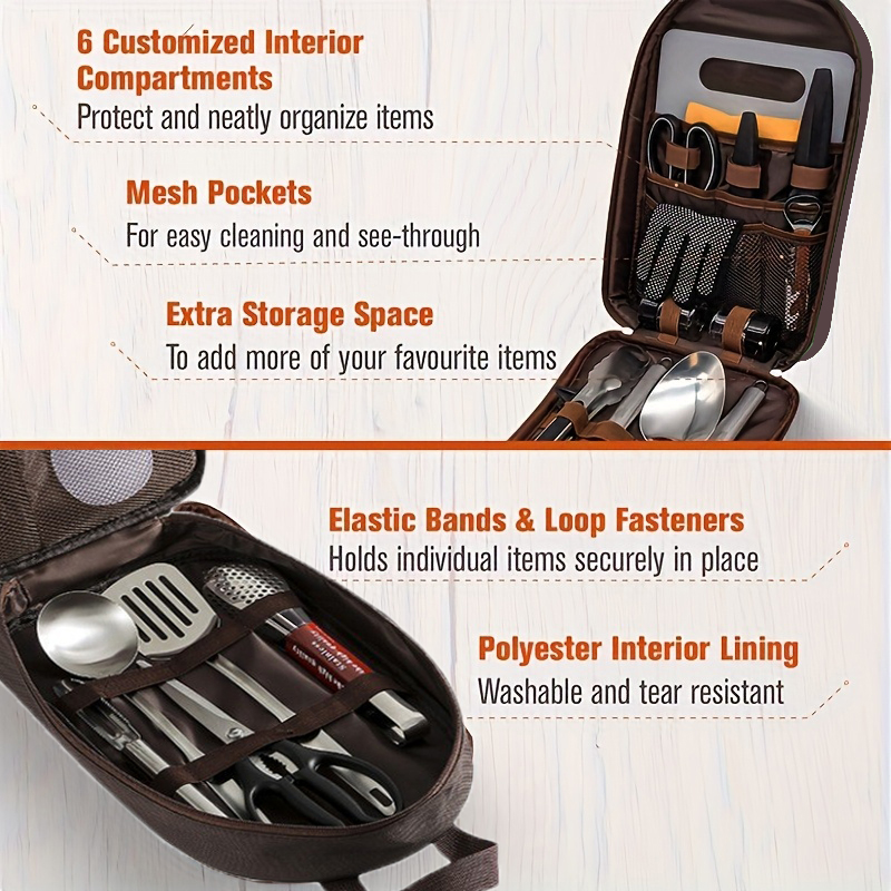 Outdoor Cooking Bag Camping St - огляд і ціна Camping Cooking Utensil Bag