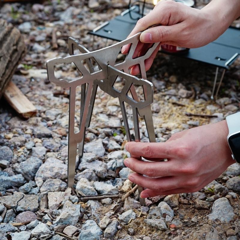 55KD Foldable Camp Stove Base  - огляд і ціна Camping Cooking Pot Tripod