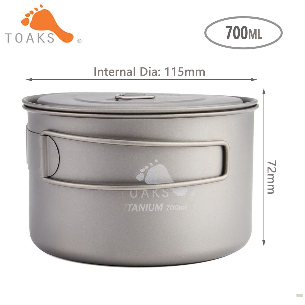 TOAKS Pure Titanium Camping Co - огляд і ціна Camping Cooking System