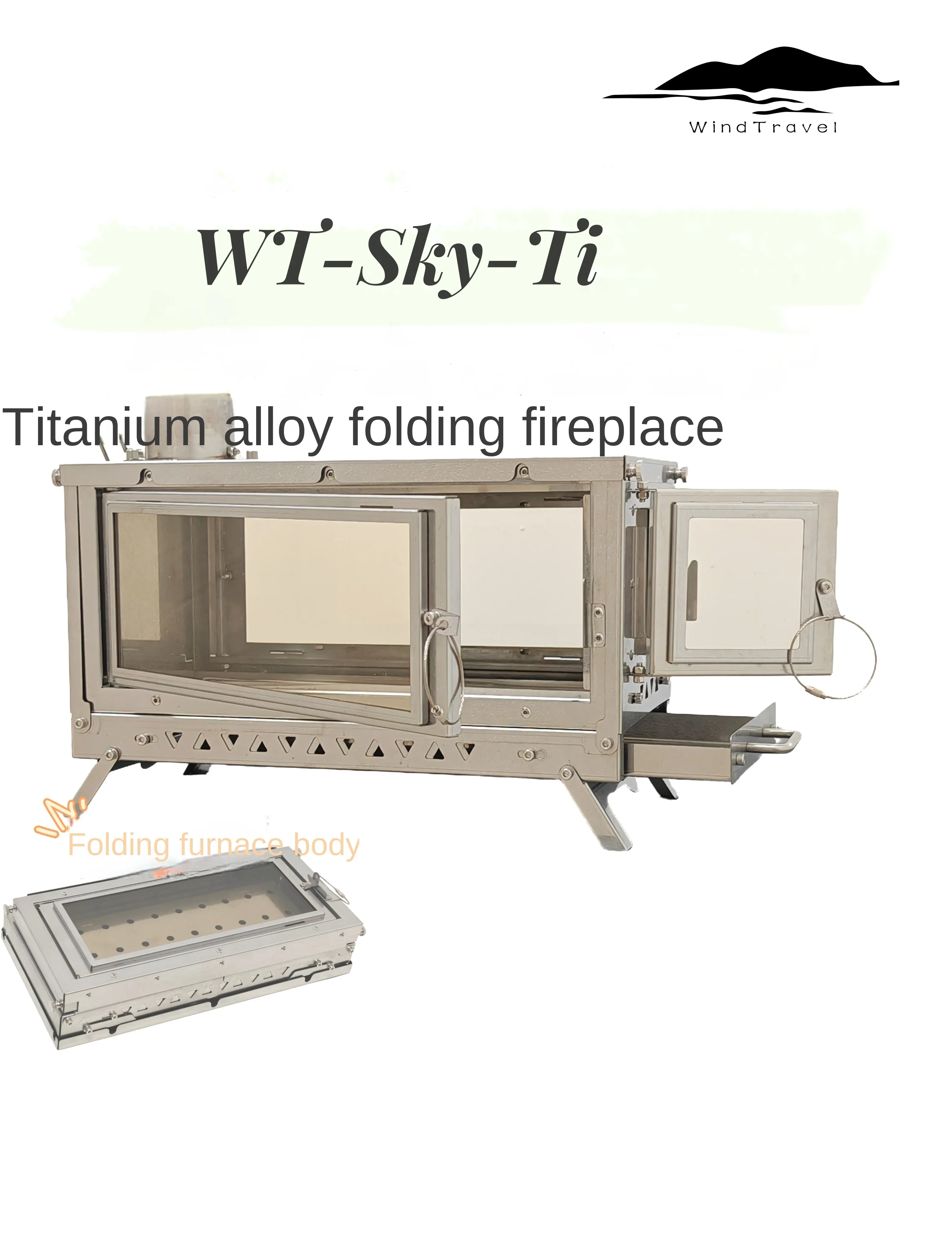 WT-Sky-Ti titanium alloy foldi - огляд і ціна Camping Cooking Grate
