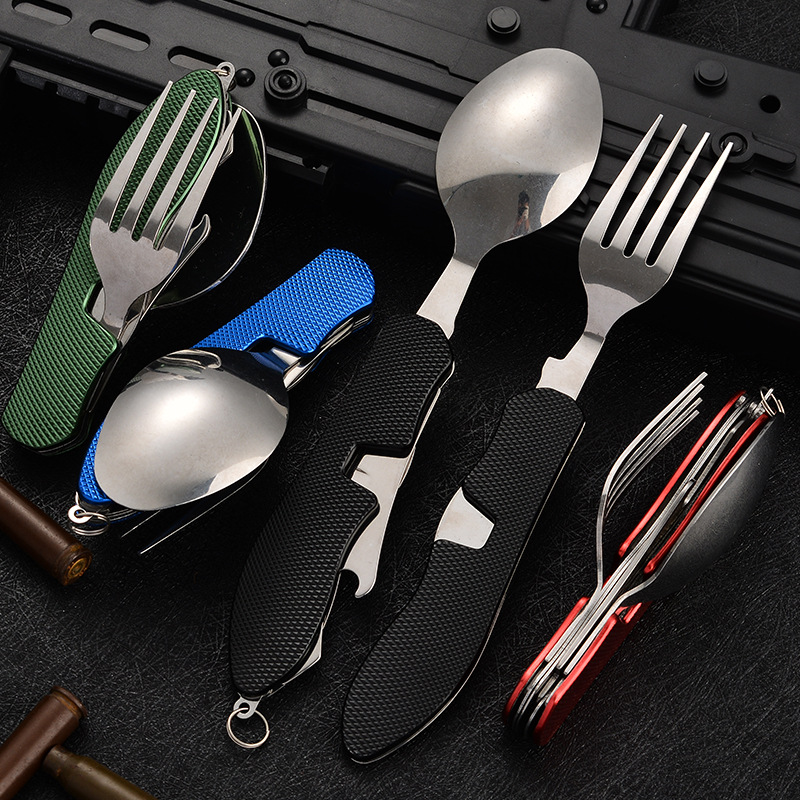 4 in1 Foldable Camping Utensil - огляд і ціна Camping Cooking Survival