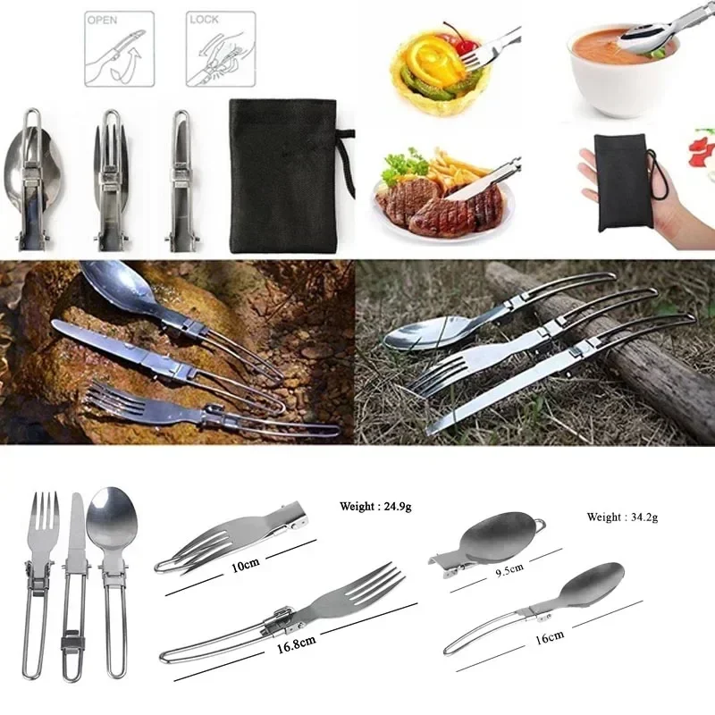 New Camping Pot  Portable Outd - огляд і ціна Camping Cooking Pot Set