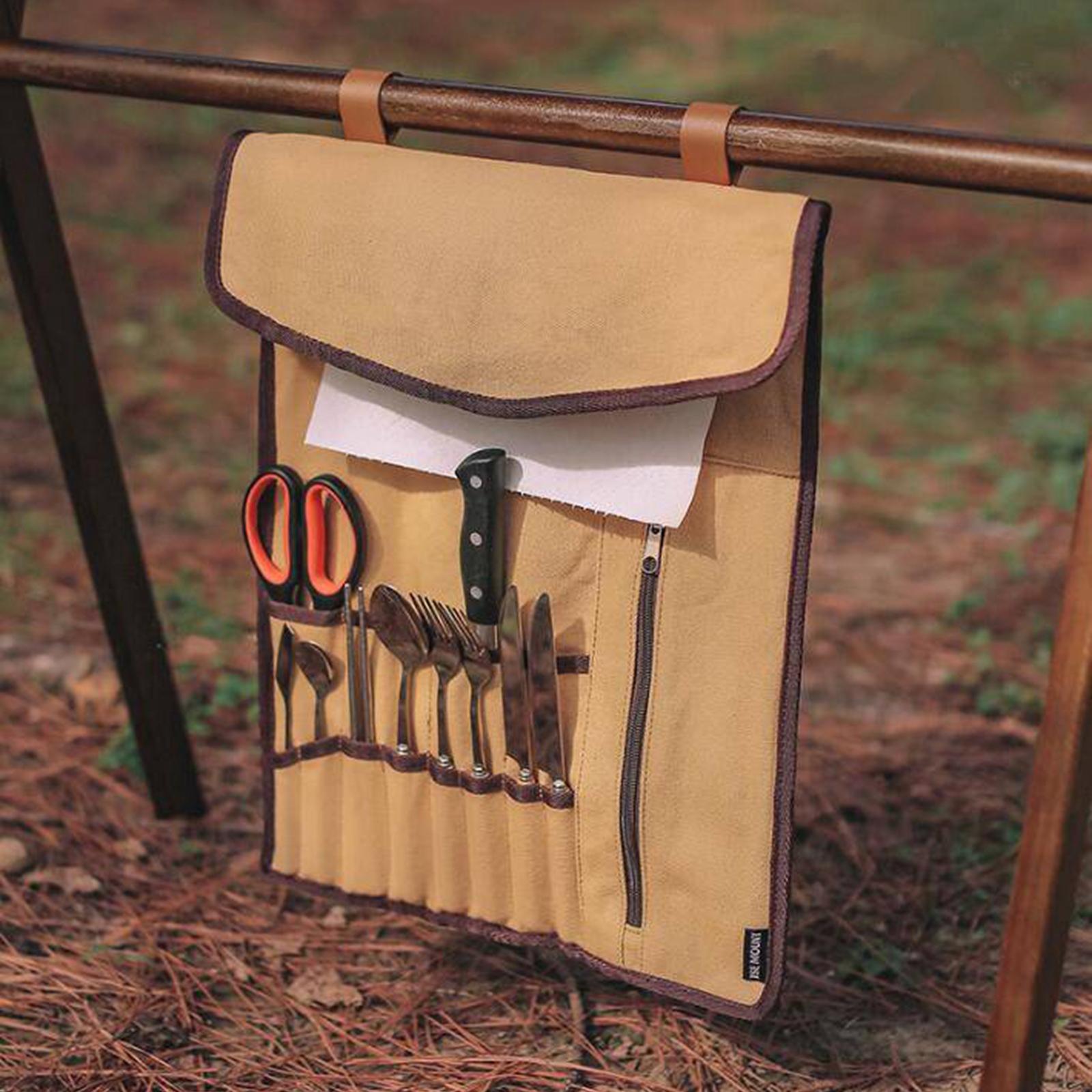 Portable Camping Utensil Roll  - огляд і ціна Camping Cooking Utensil Bag