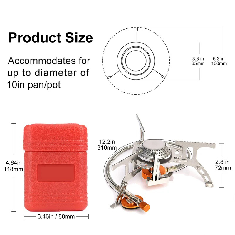 Camping Gas Stove Portable Fol - огляд і ціна Camping Cooking System