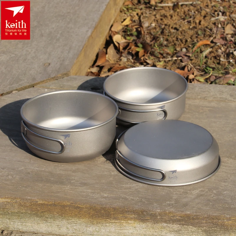 Keith 3PCS Titanium Cookware P - огляд і ціна Camping Cooking Hardware