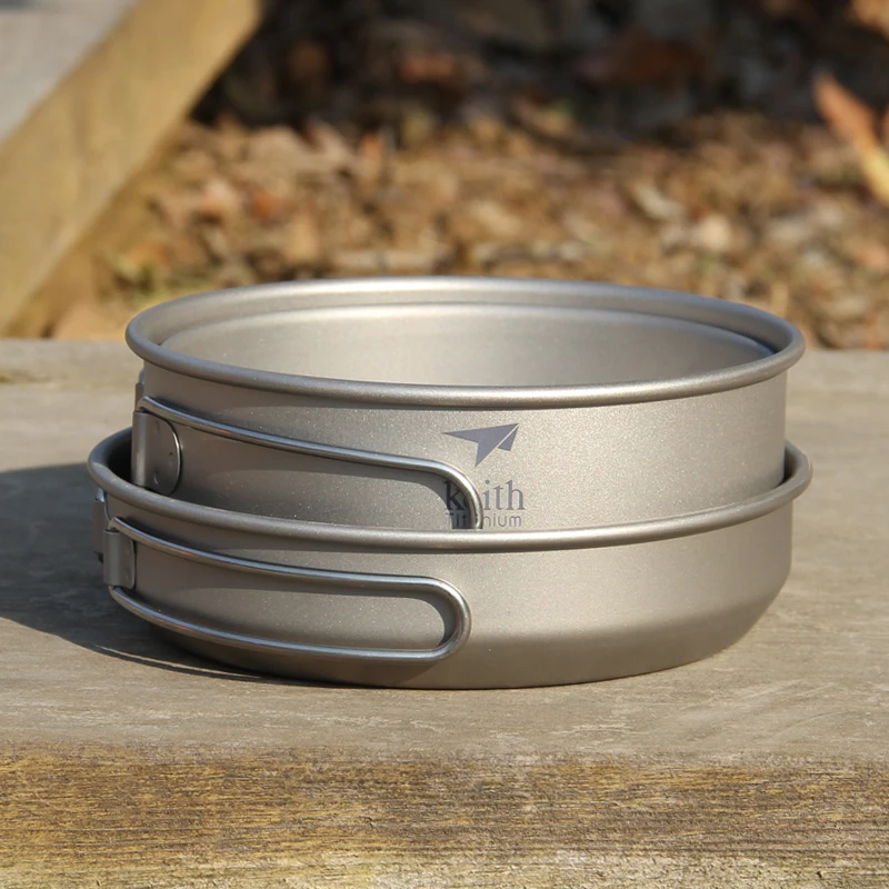 Keith 3PCS Titanium Cookware P - огляд і ціна Camping Cooking Hardware