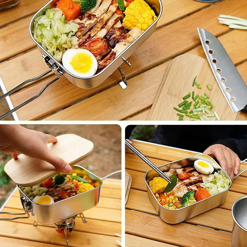 304 Stainless Steel Lunch Box  - огляд і ціна Camp Cutting Board
