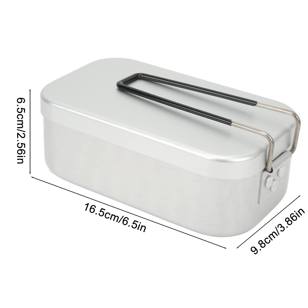 800ML Aluminum Lunch Boxes Out - огляд і ціна Camping Cooking Hardware