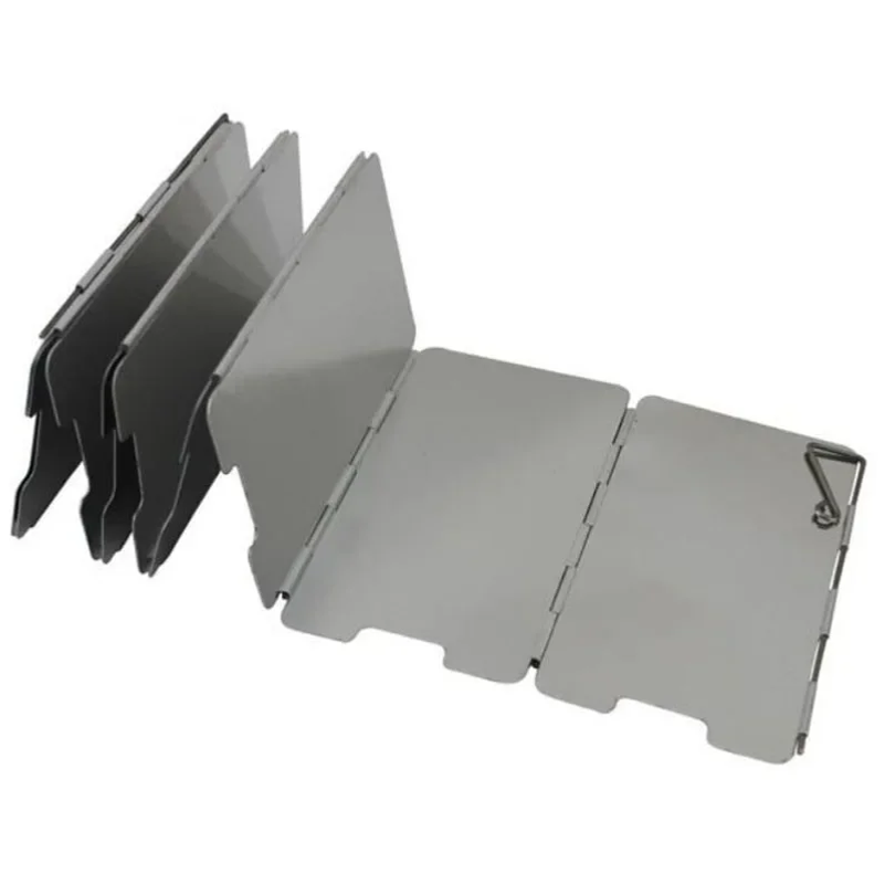 9 Plates Foldable Gas Stove Wi - огляд і ціна Camping Cooking Windscreen