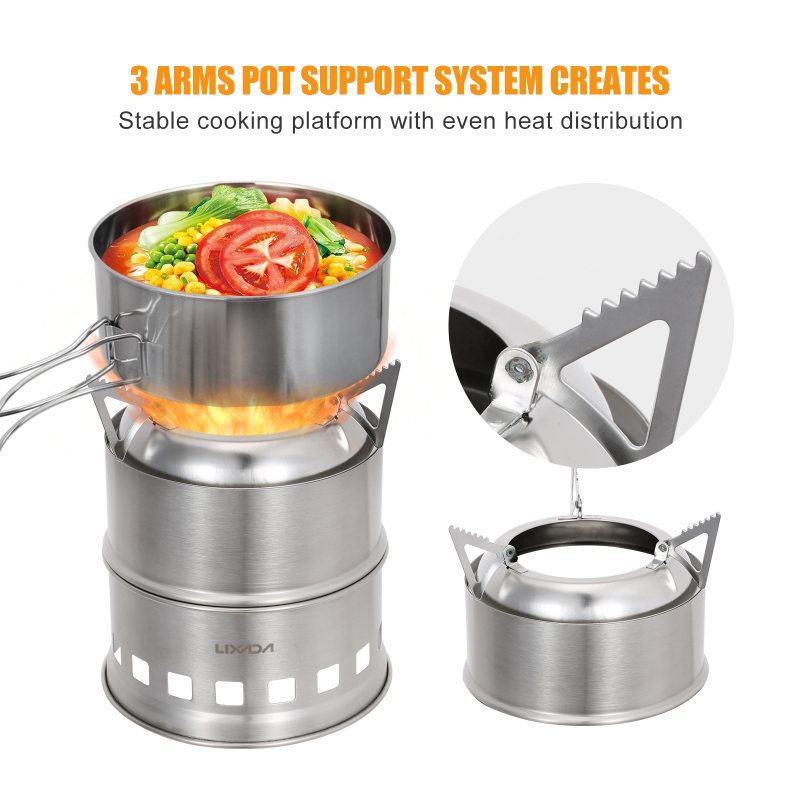 Lixada Stainless Steel Wood St - огляд і ціна Camping Cooking Grate